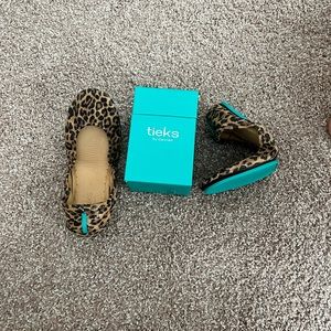Leopard print Tiek ballet flat